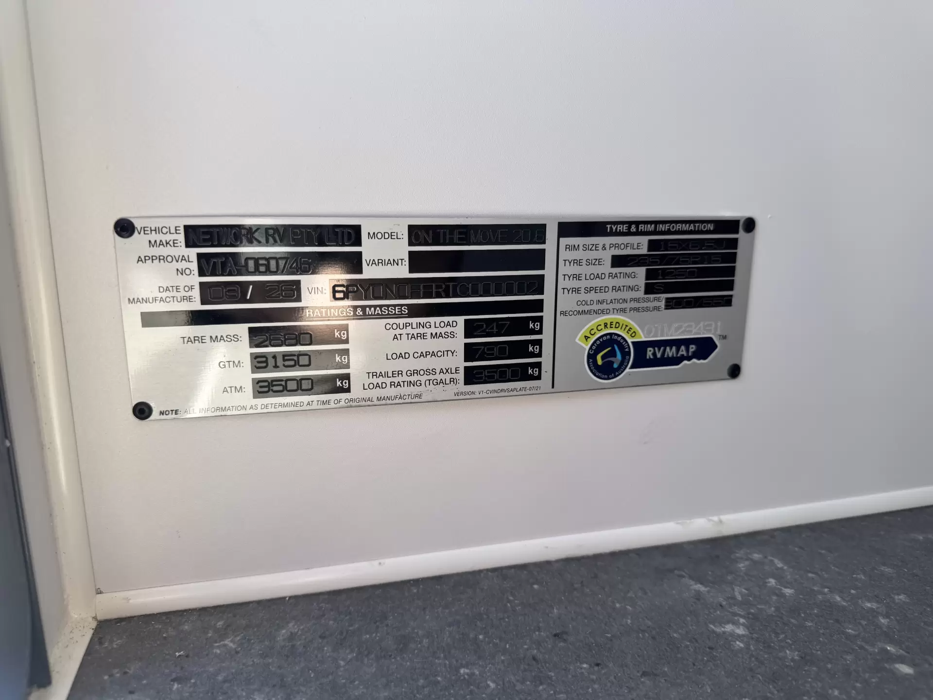 ExplorXX Tourer 20.6 Wide Bunk