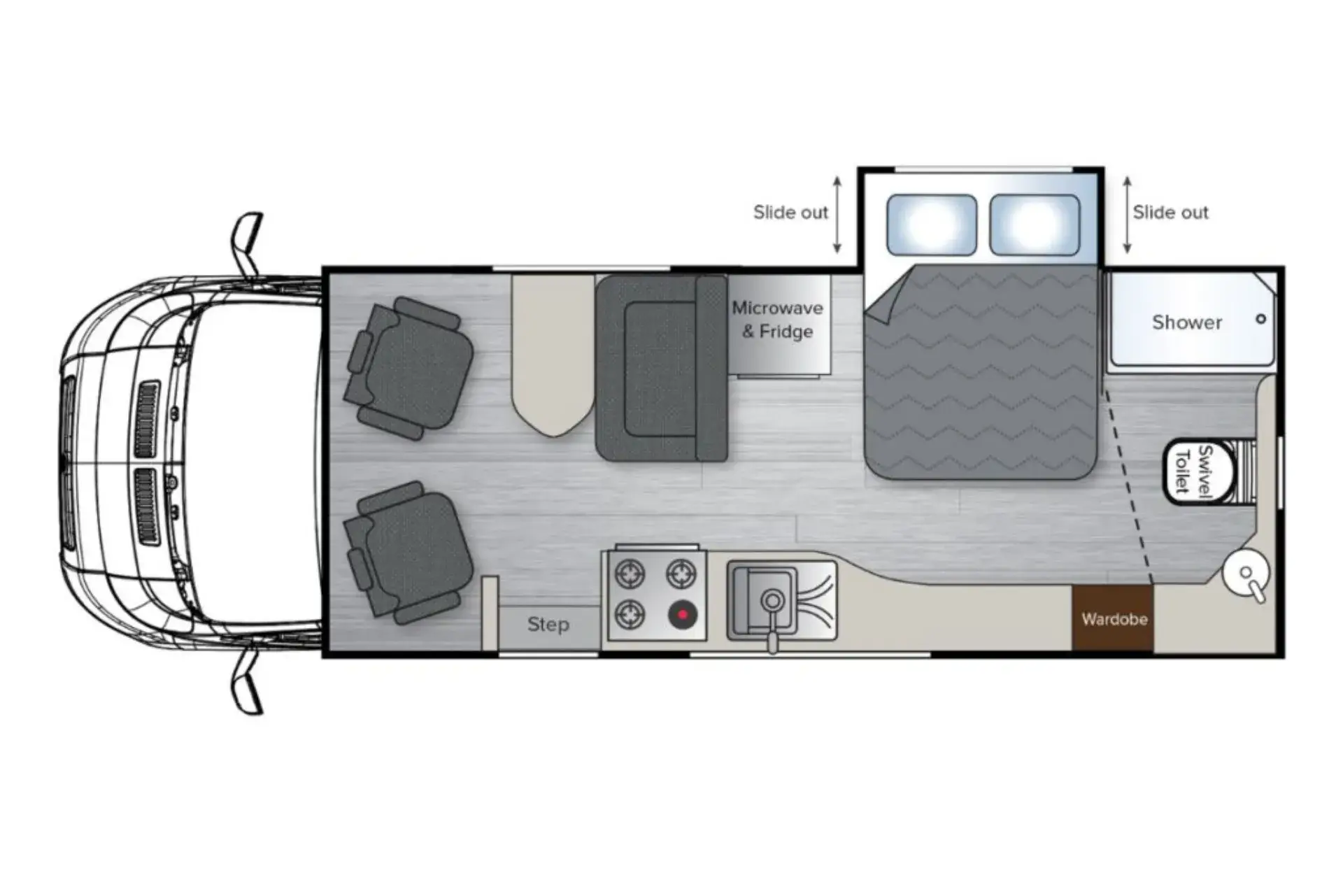 Silverton B 6912 SL floorplan