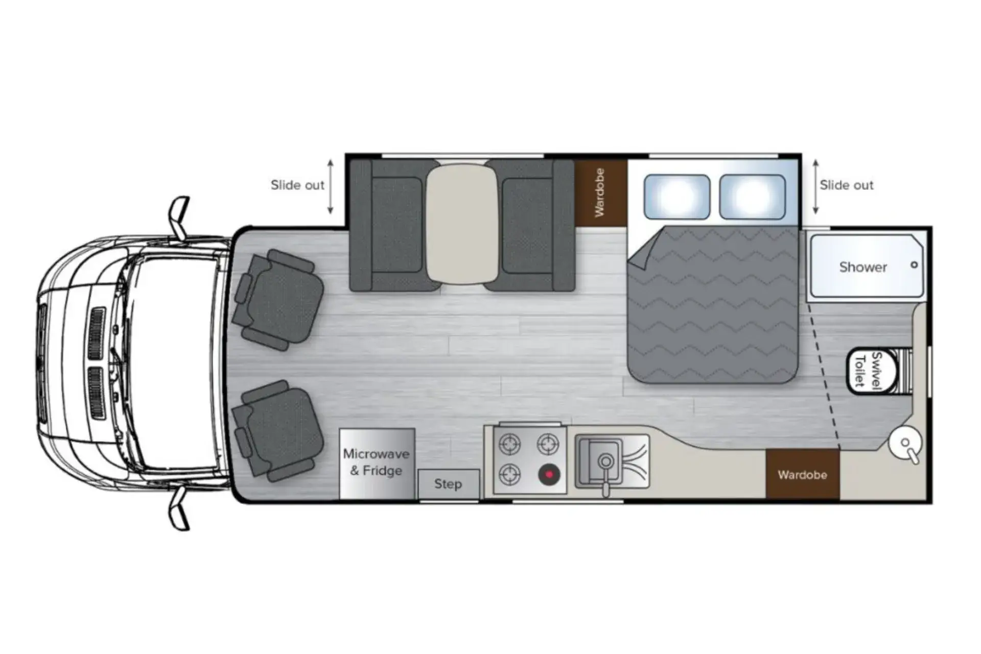 Birdsville B 7462 SL floorplan