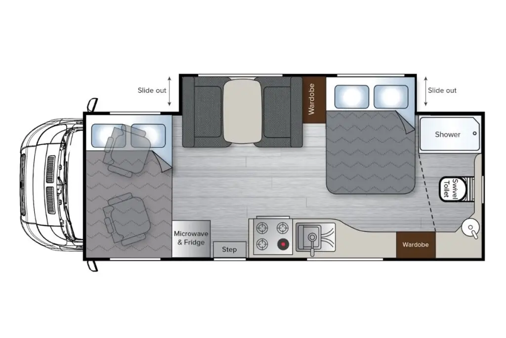 Birdsville C 7464 SL floorplan