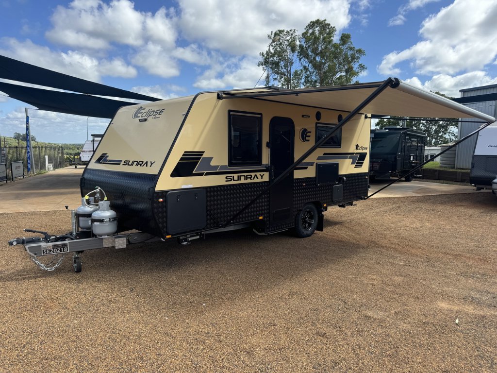 NEW 2025 SUPREME ECLIPSE SUNRAY CARAVAN 1 AXLE