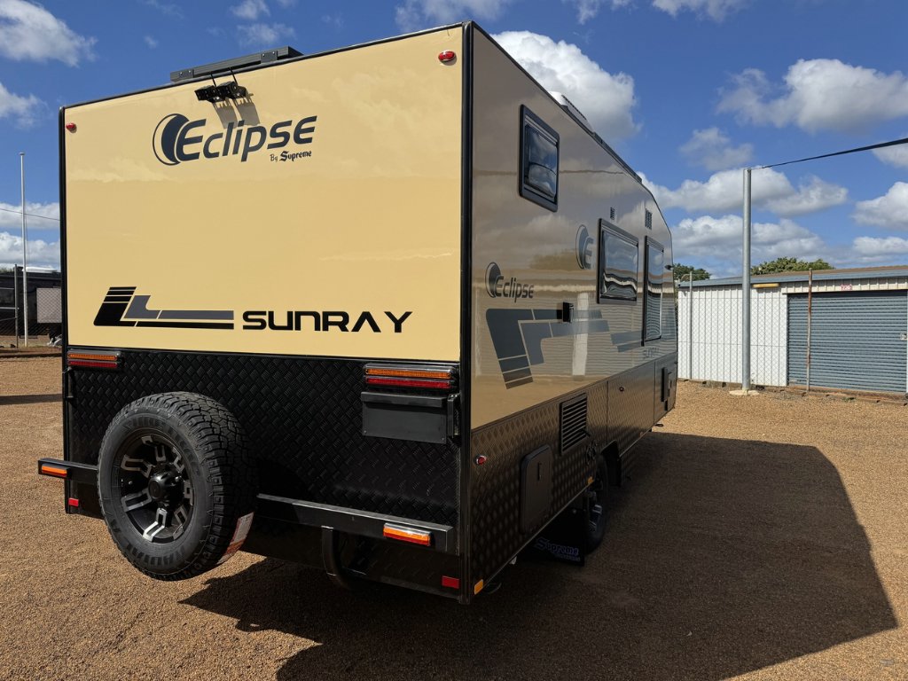 NEW 2025 SUPREME ECLIPSE SUNRAY CARAVAN 1 AXLE