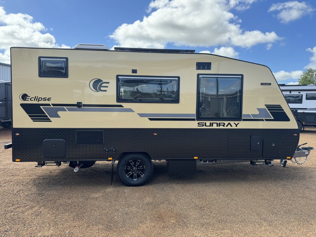 NEW 2025 SUPREME ECLIPSE SUNRAY CARAVAN 1 AXLE