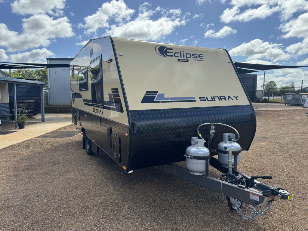 NEW 2025 SUPREME ECLIPSE SUNRAY CARAVAN 1 AXLE
