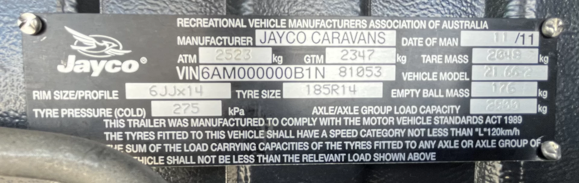 2011 Jayco Starcraft