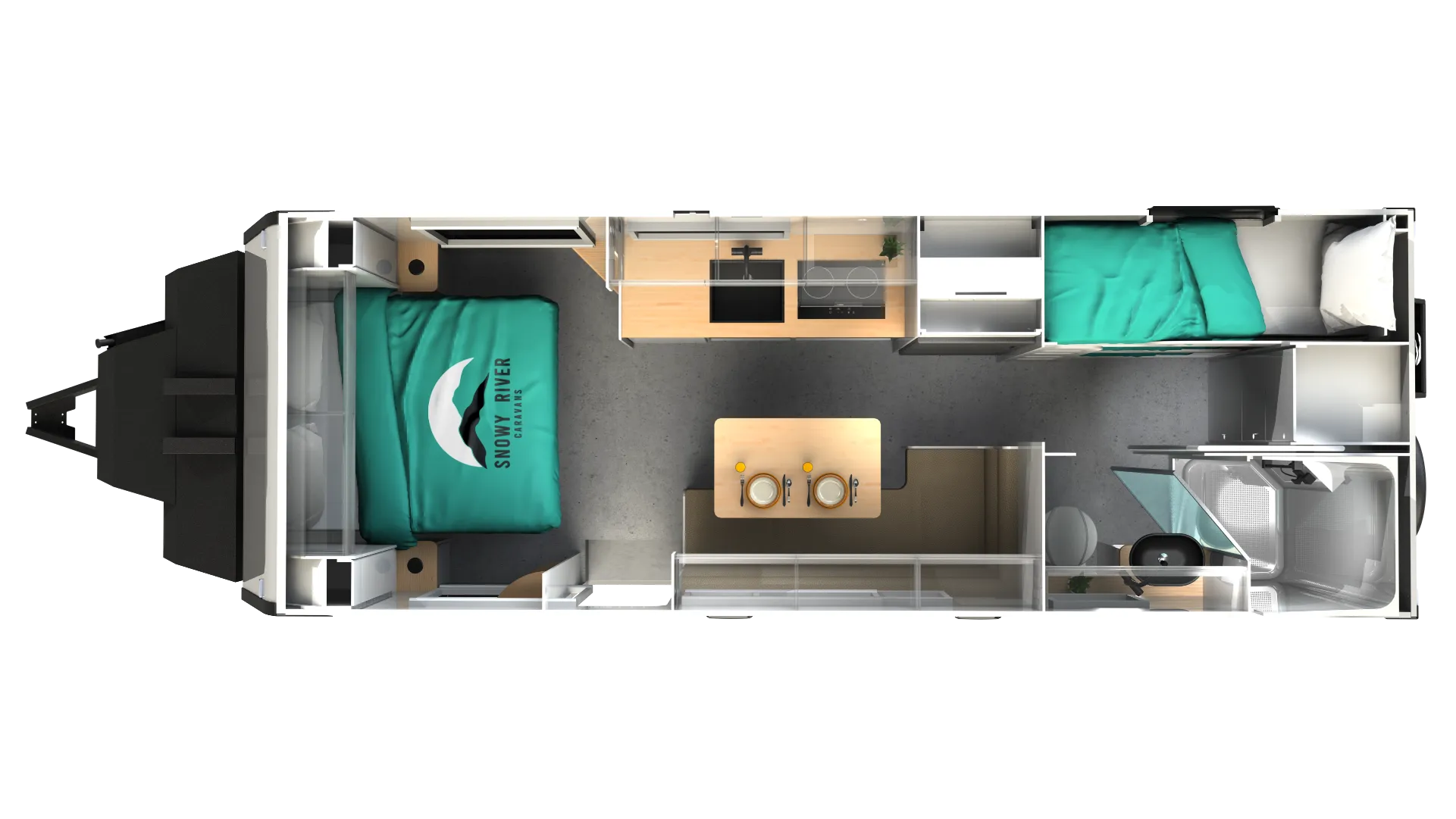 SRT-22F 2 Bunks floorplan