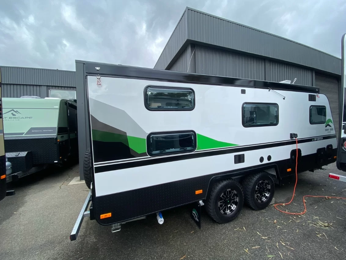 NEW 2025 SNOWY RIVER SRP18F 2 BUNKS caravan