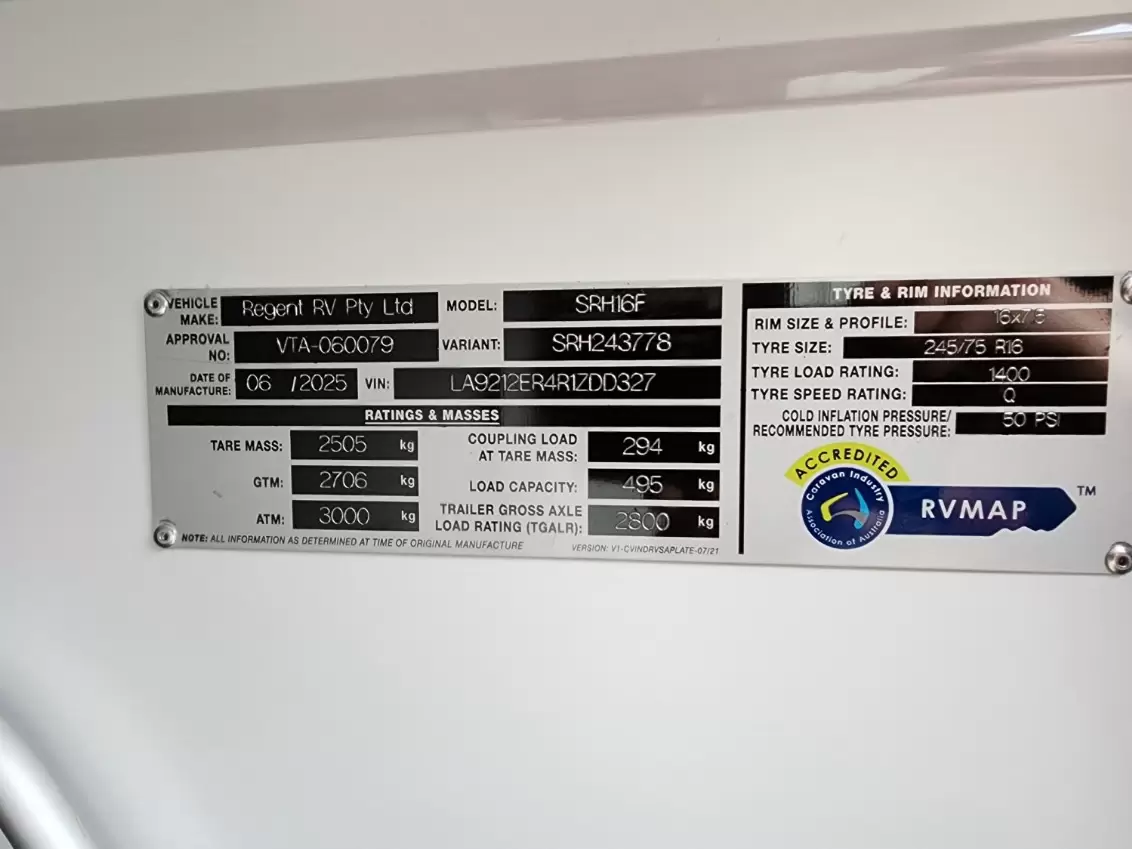 NEW 2025 SNOWY RIVER SRH16F 1 BUNK