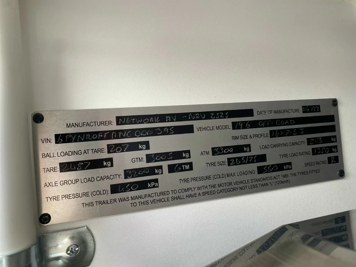 USED 2022 NETWORK RV CARAVANS TERRAIN TUFF caravan