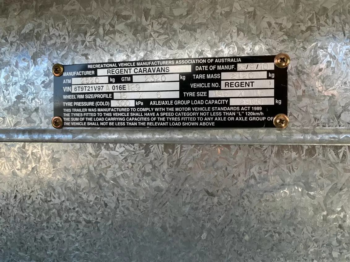 USED 2010 REGENT ROYSTON caravan