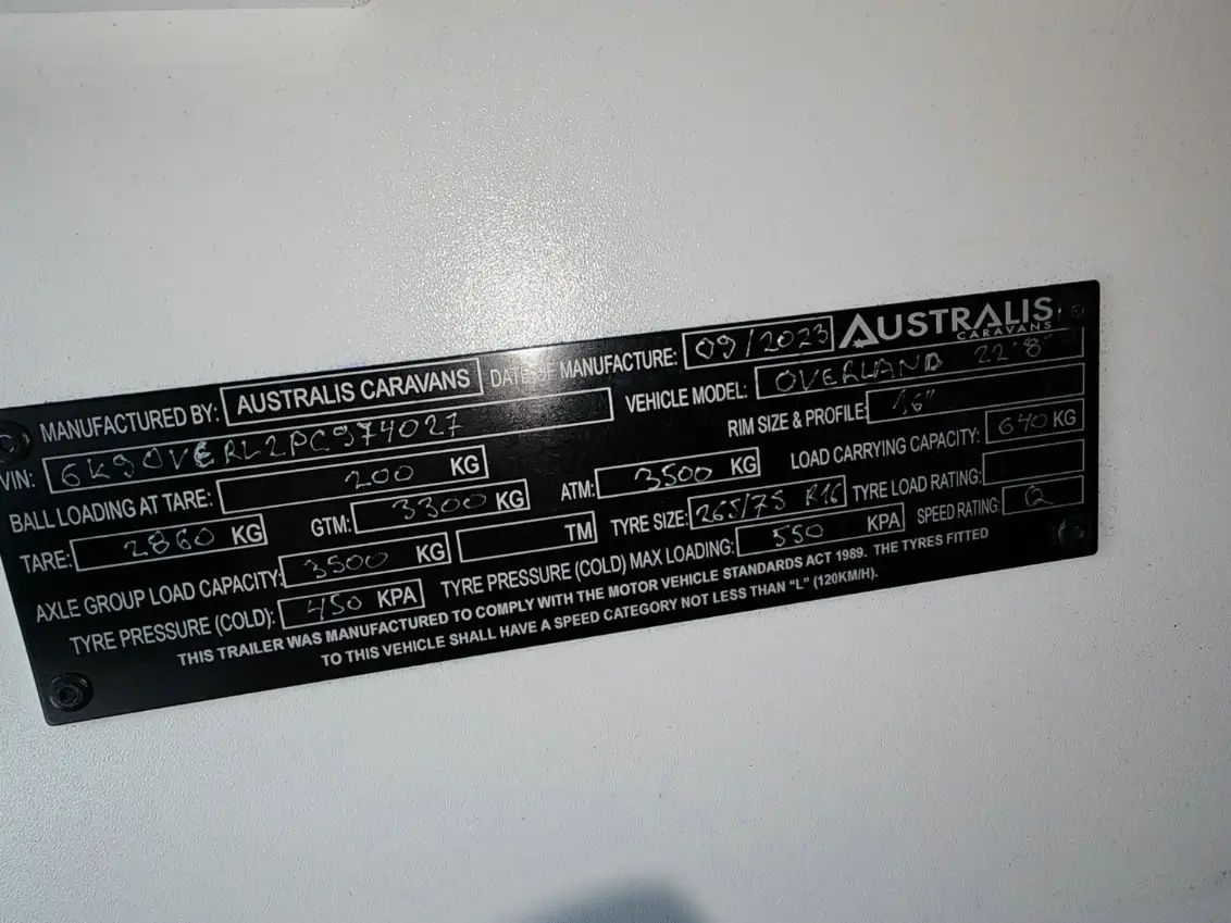 USED 2023 AUSTRALIS OVERLAND 22.8