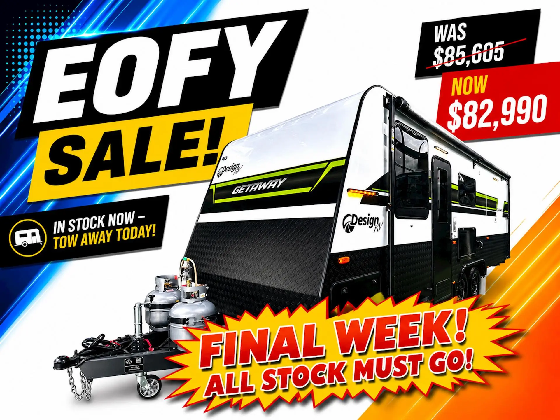 NEW 2026 DESIGN RV GETAWAY F226M Family 3 bunk