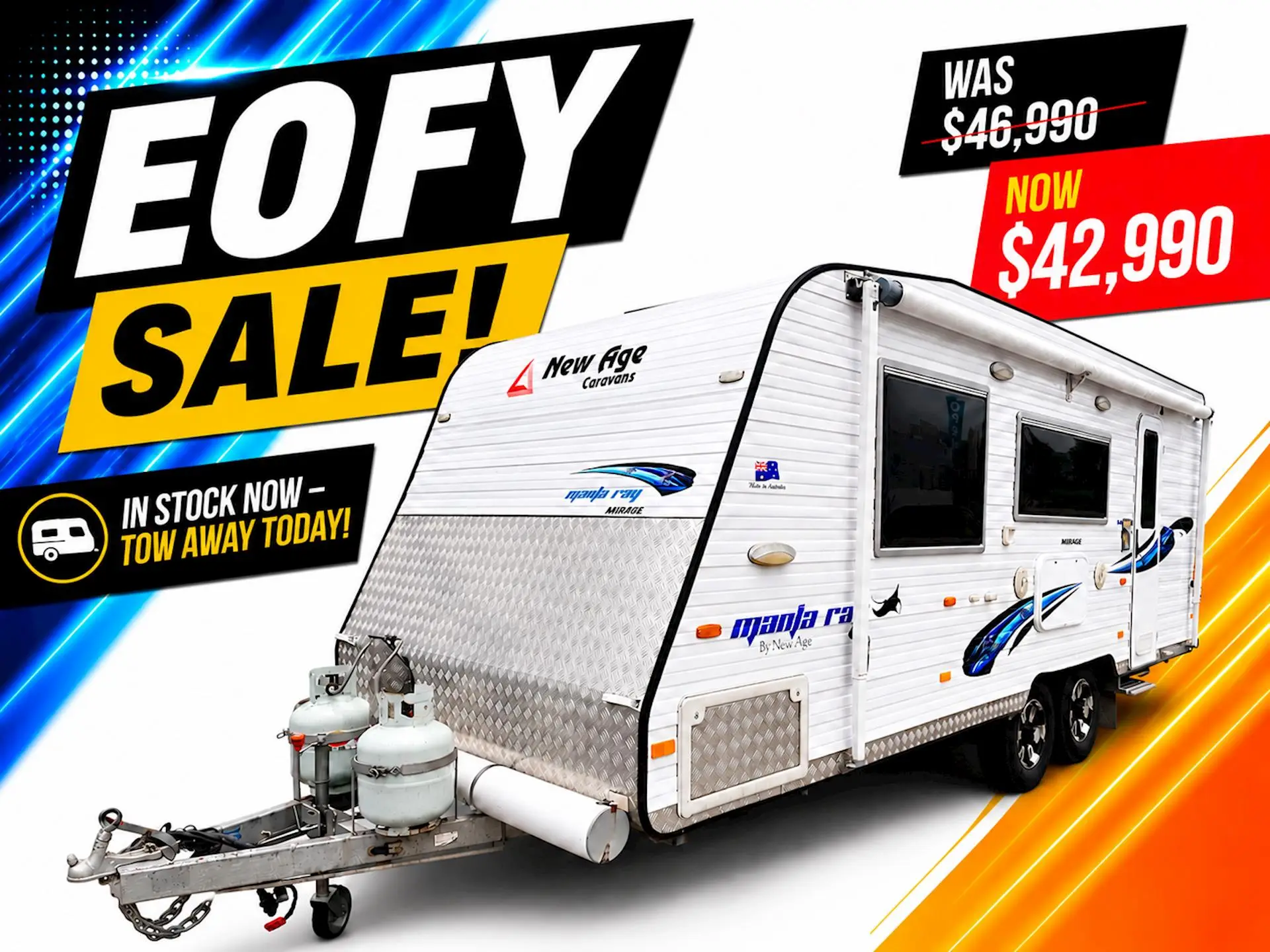 USED 2016 NEW AGE MANTA RAY MR19E