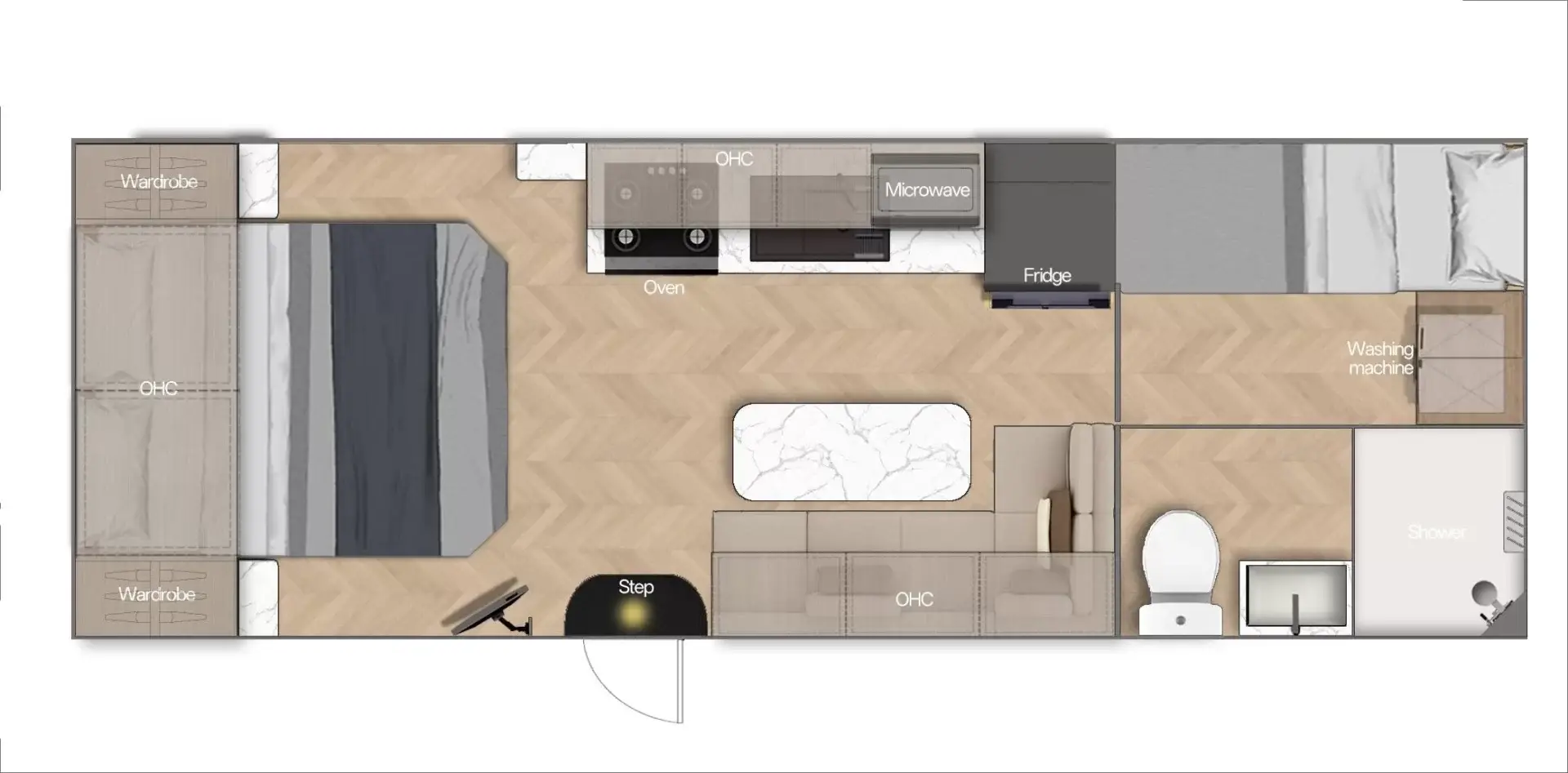 22′ Bunk