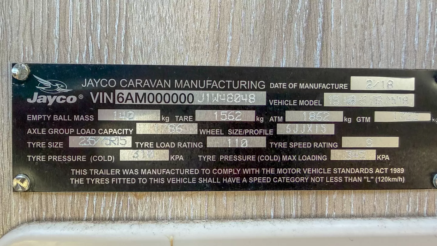 JAYCO JOURNEY 15.48 5 OB