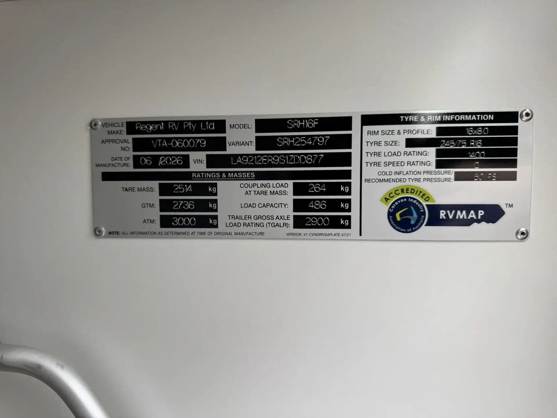 SRH-16F 1 Bunk