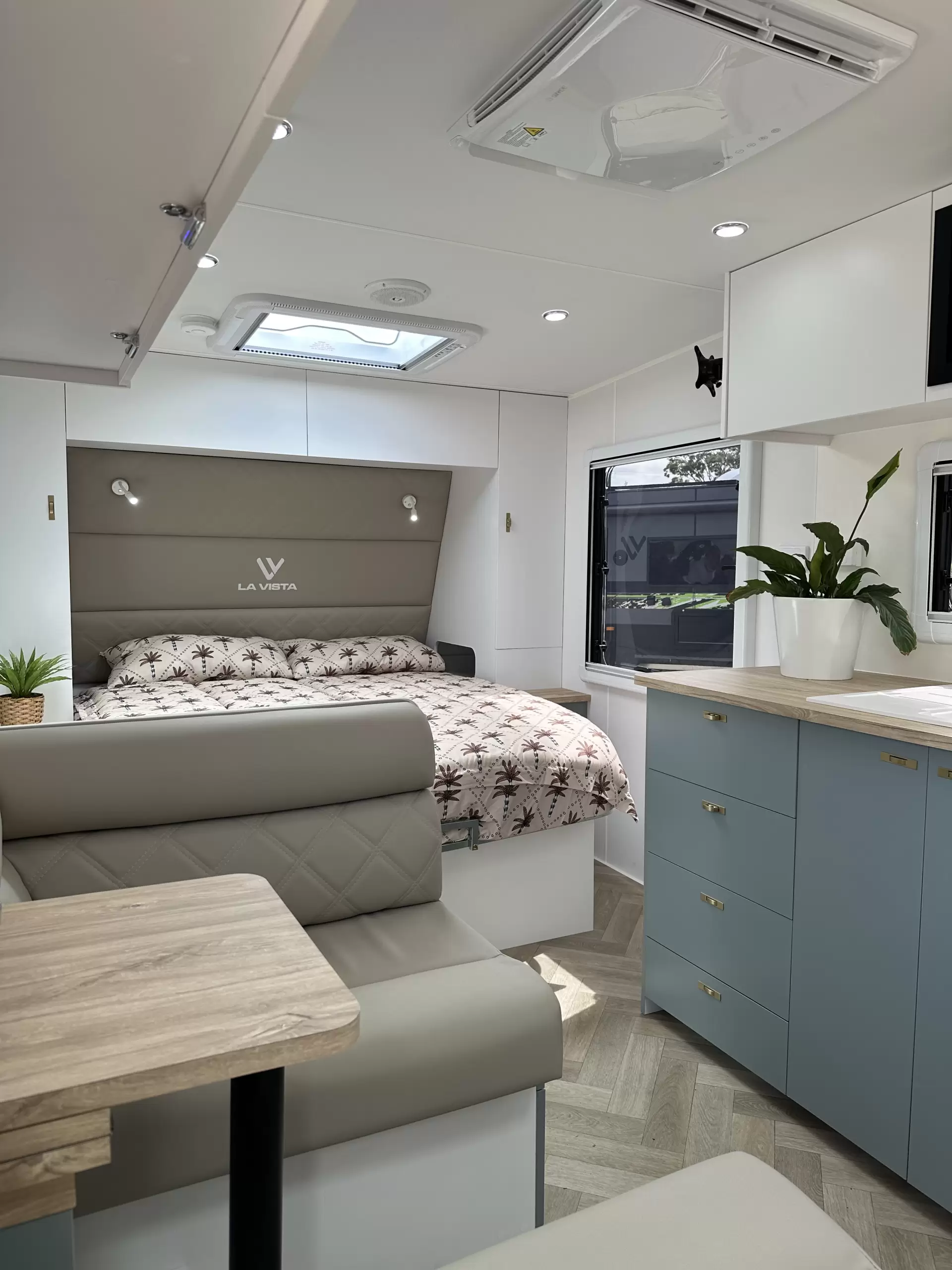 Caravan interior view 1