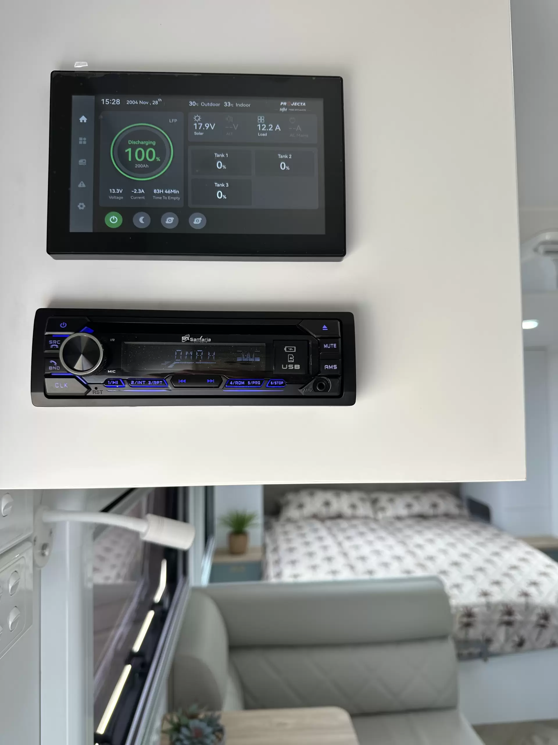 Caravan interior view 14