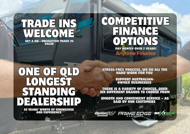 NEW 2026 OPTION RV DISTINCTION 20′ RD OFF ROAD CARAVAN 2 AXLE