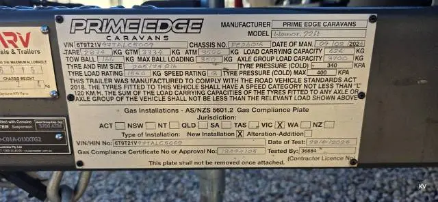 NEW 2026 PRIME EDGE CARAVANS WARRIOR 22′ B/B