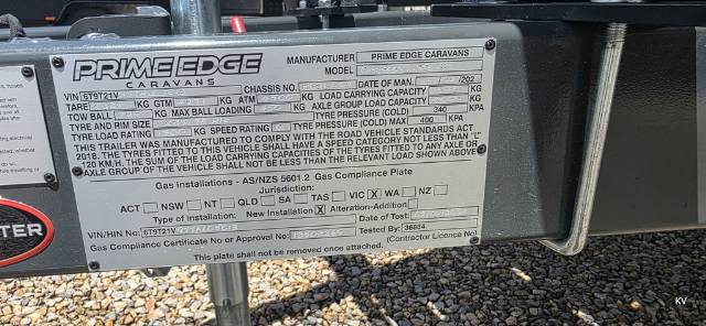 NEW 2026 PRIME EDGE CARAVANS ODYSSEY 19’6″ OFF ROAD CARAVAN 2 AXLE