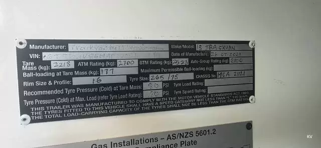 USED 2021 TRACKVAN BY MILLENNIUM ALUMINIUM SERIES 18’6″