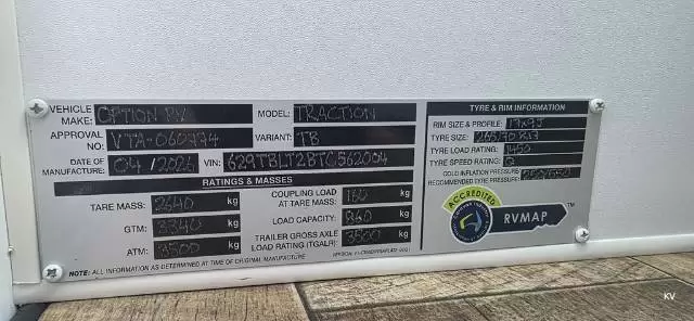 NEW 2026 OPTION RV TRACTION  20′ R/D