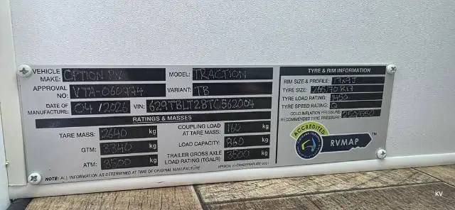 NEW 2026 OPTION RV TRACTION 20RD MY25