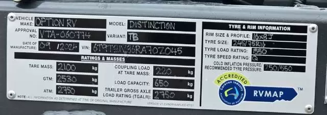 NEW 2026 OPTION RV DISTINCTION 17’6″