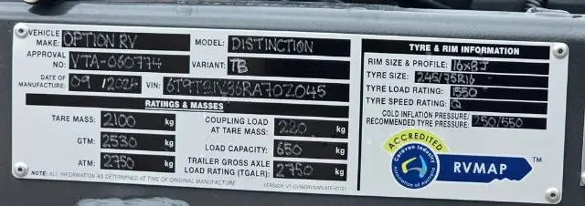 NEW 2026 OPTION RV DISTINCTION 17’6″
