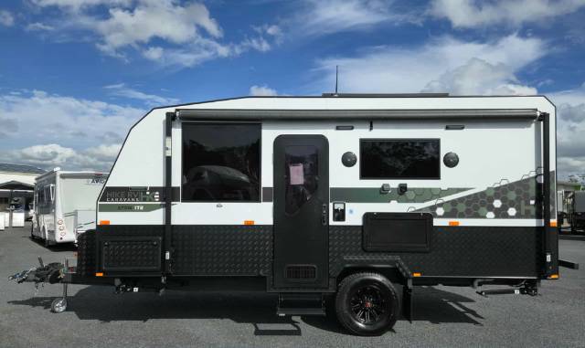 USED 2025 HIKE CARAVANS ATOM 172 TERRAIN PACK CARAVAN 1 AXLE