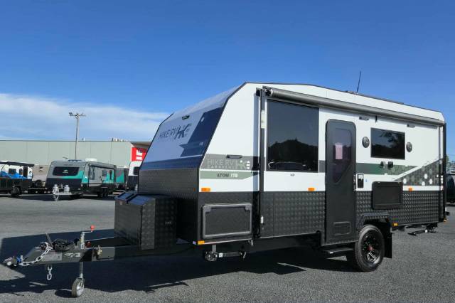 USED 2025 HIKE CARAVANS ATOM 172 TERRAIN PACK CARAVAN 1 AXLE