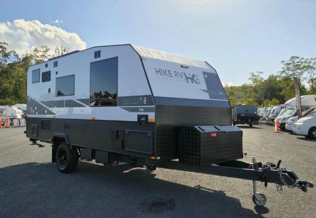 USED 2025 HIKE CARAVANS ATOM 172 TERRAIN PACK CARAVAN 1 AXLE