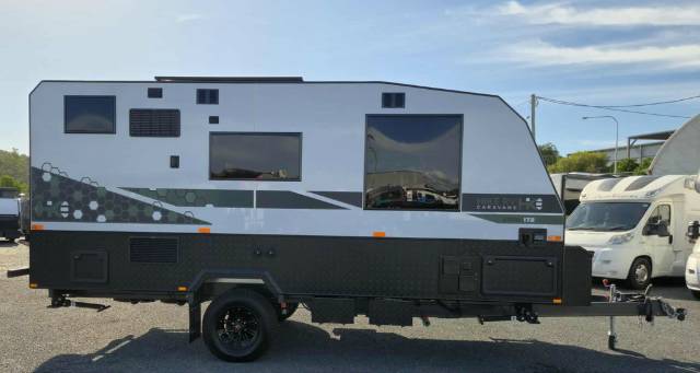 USED 2025 HIKE CARAVANS ATOM 172 TERRAIN PACK CARAVAN 1 AXLE