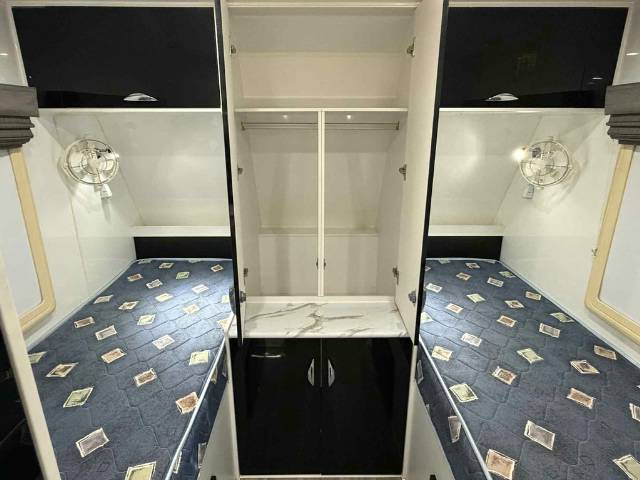 USED 2018 NEXTGEN BLACKLINE SINGLE BEDS CARAVAN 2 AXLE