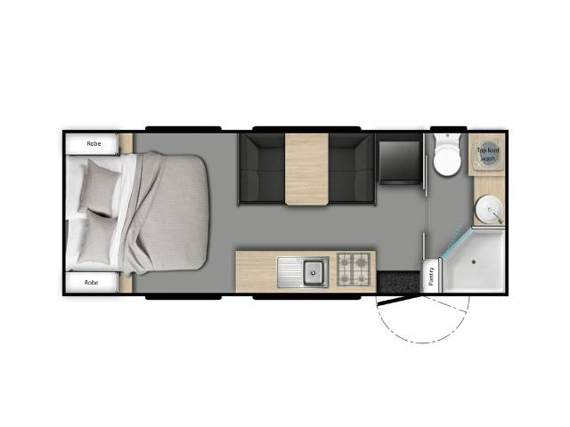 USED 2021 SPINIFEX CARAVANS XSCAPE CARAVAN 2 AXLE