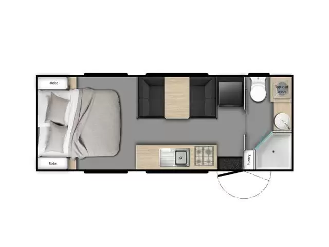 USED 2021 SPINIFEX CARAVANS XSCAPE