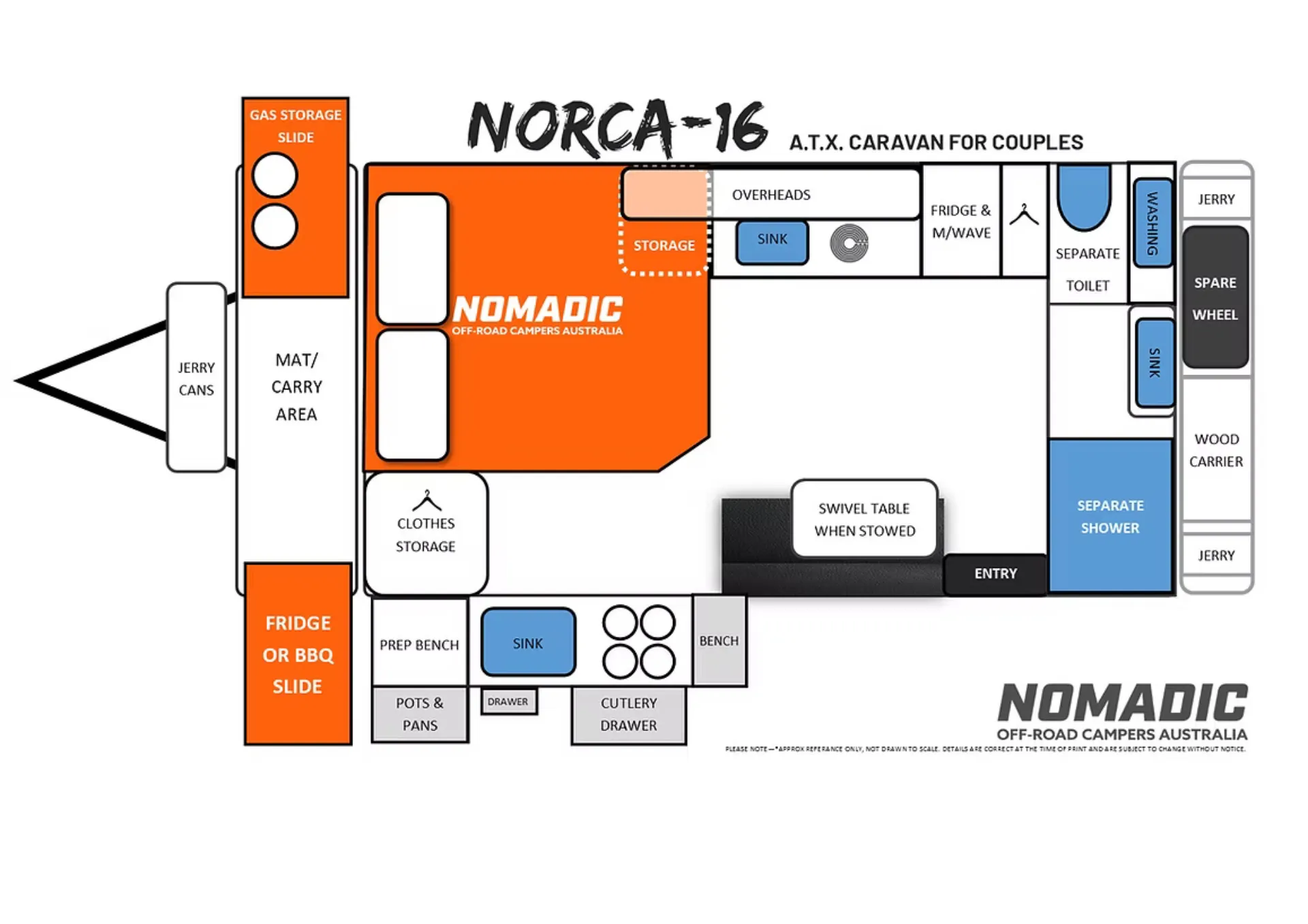 NORCA-16 Atx floorplan