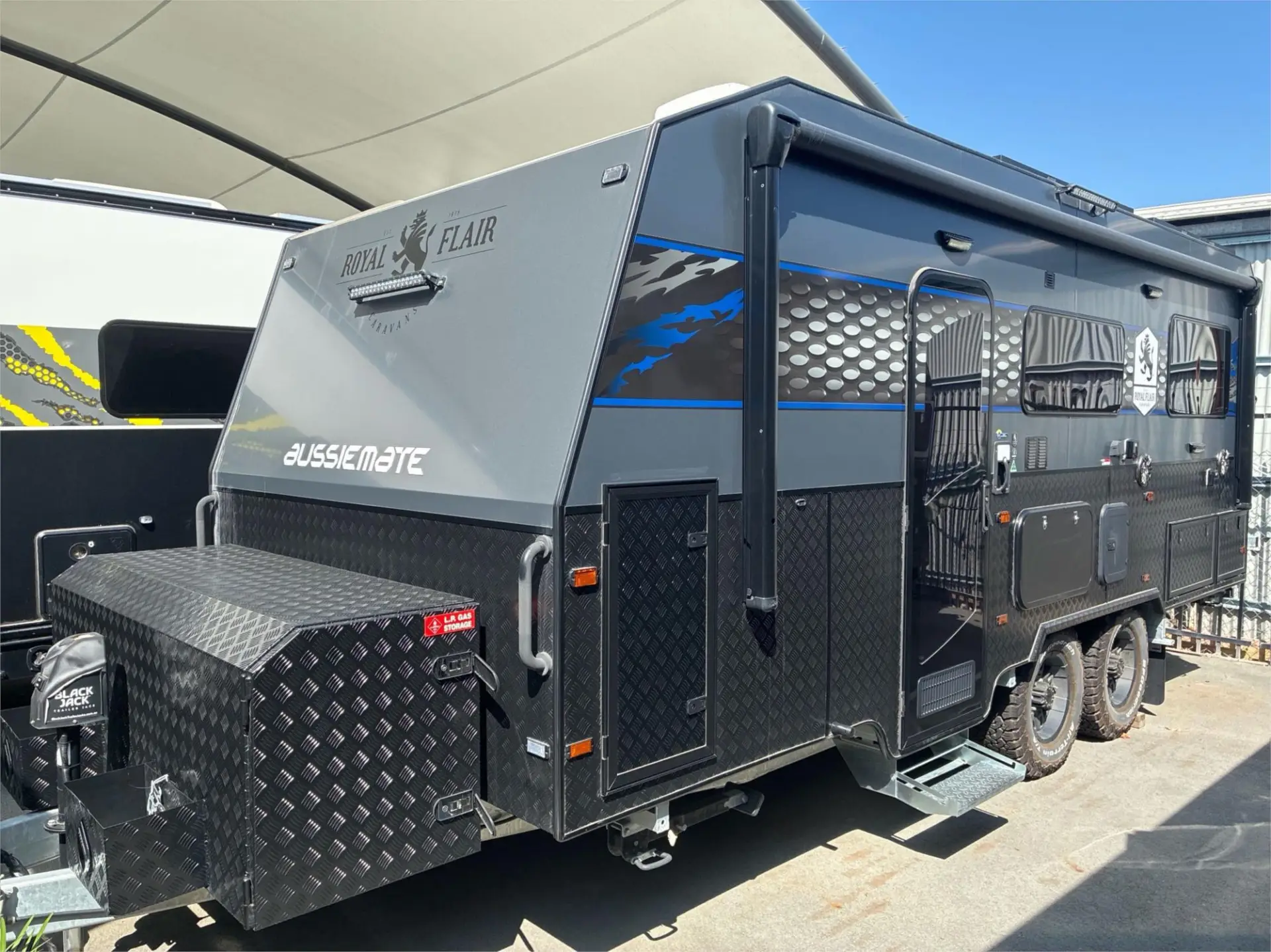2024 Royal Flair 18 Aussiemate Off Road Van Electric Bed