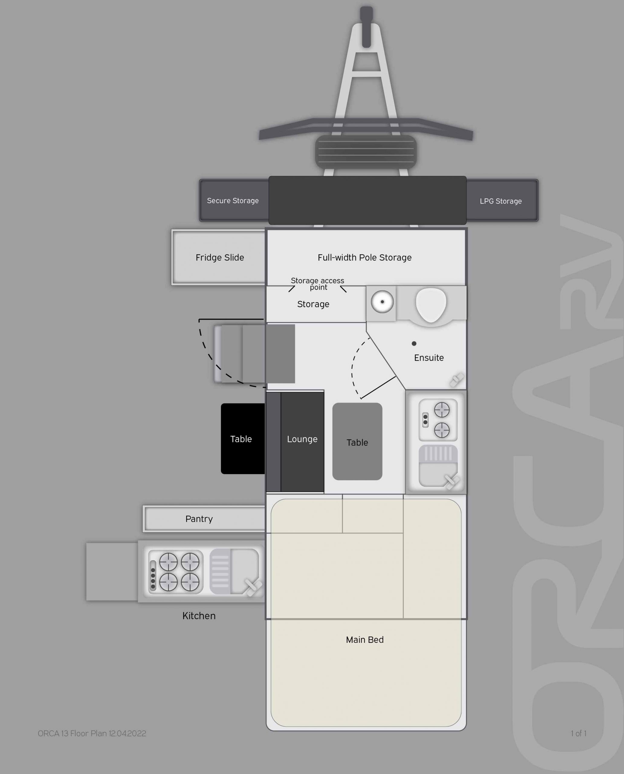Orca 13 floorplan