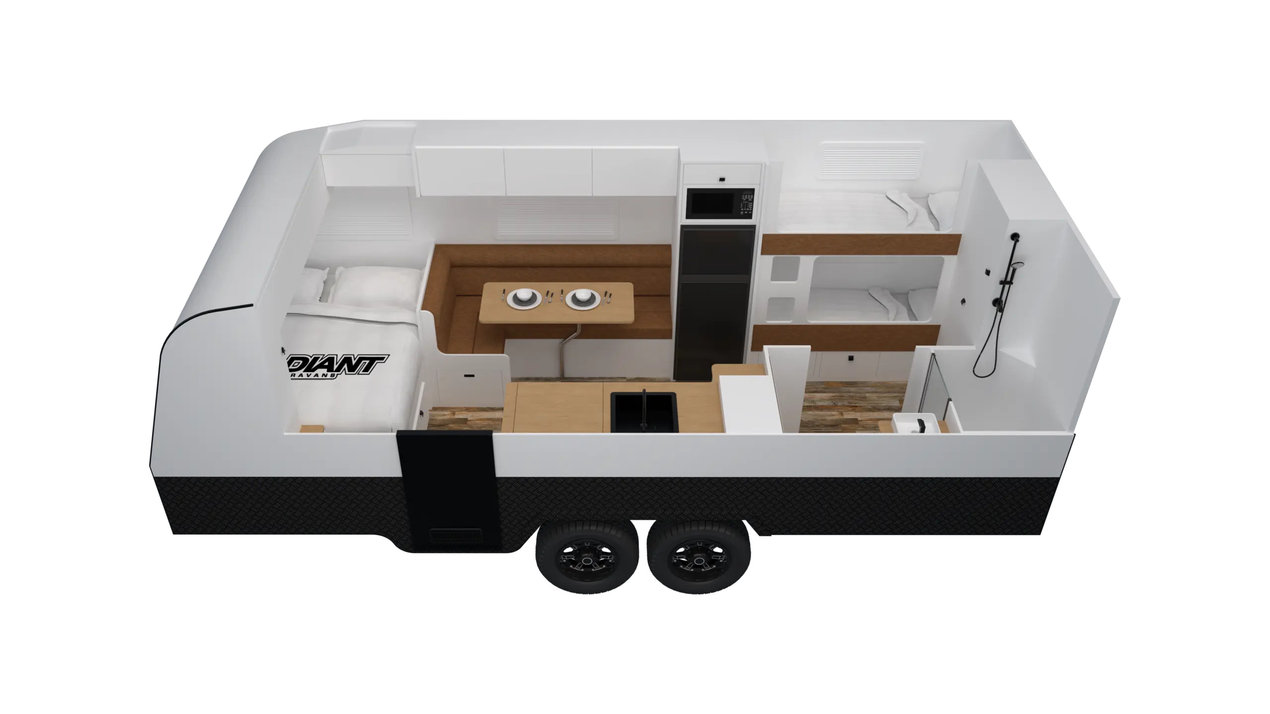 19.6B Bunks - Trekk floorplan