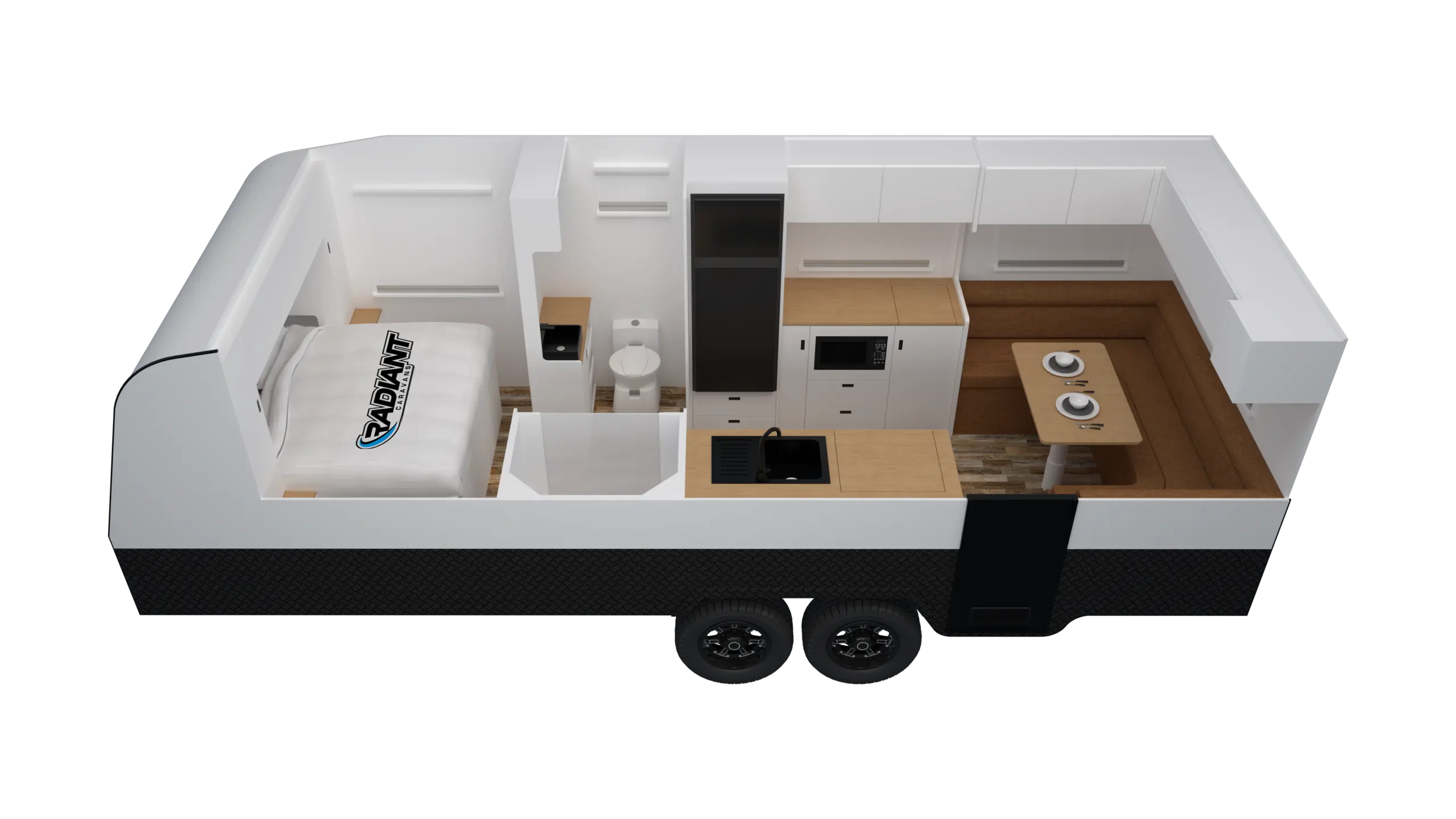 21.6R Rear Club Lounge - Trekk floorplan