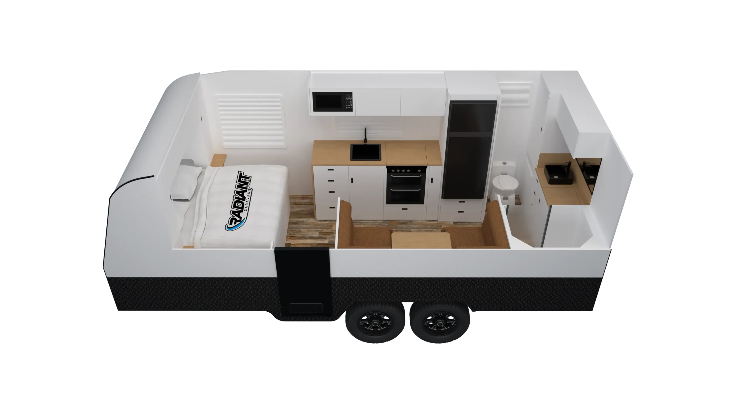 18.6C (Tandem Axle) - Trekk floorplan