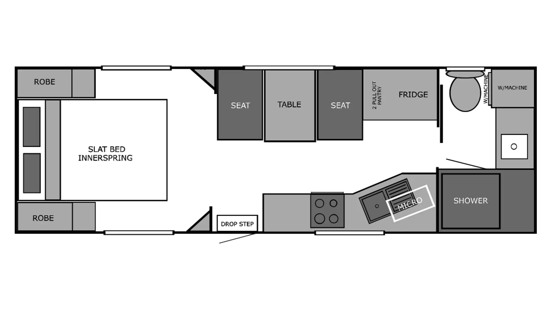Toronto 22'-1 Off Road floorplan
