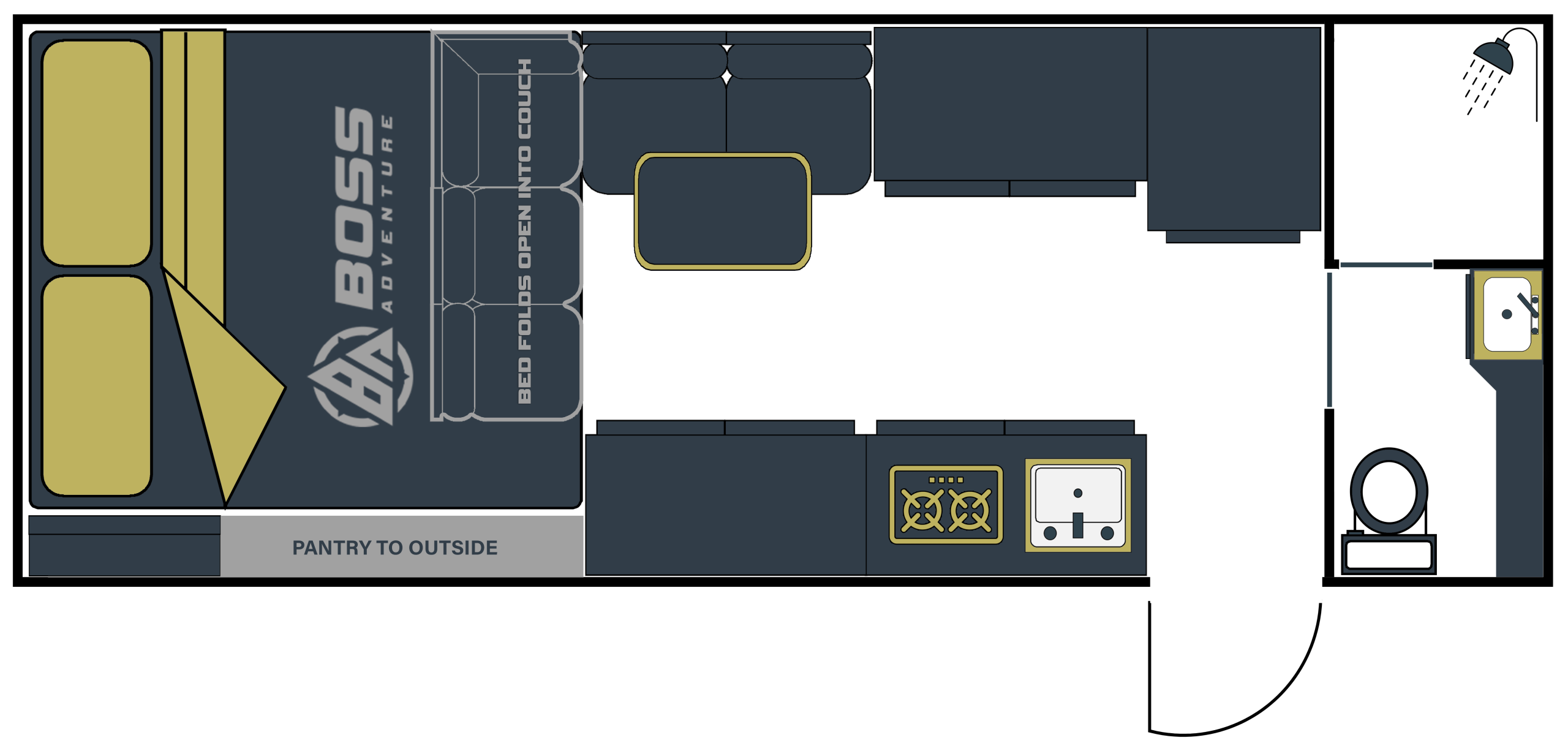 BOSS Sorrento 18 - Couples floorplan