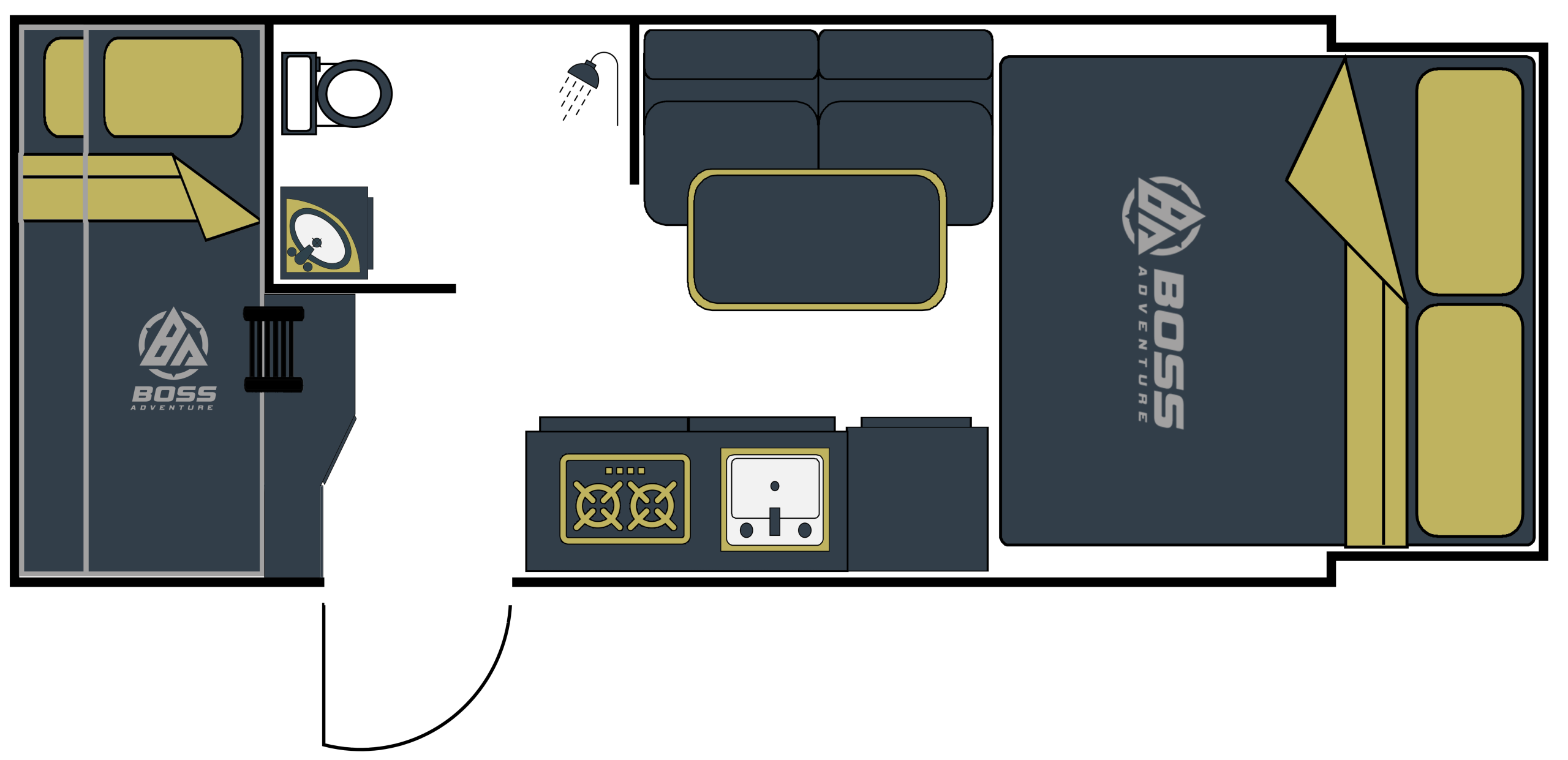 BOSS Sorrento 15 floorplan