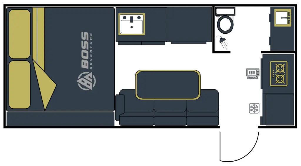 BOSS Sorrento 16 floorplan