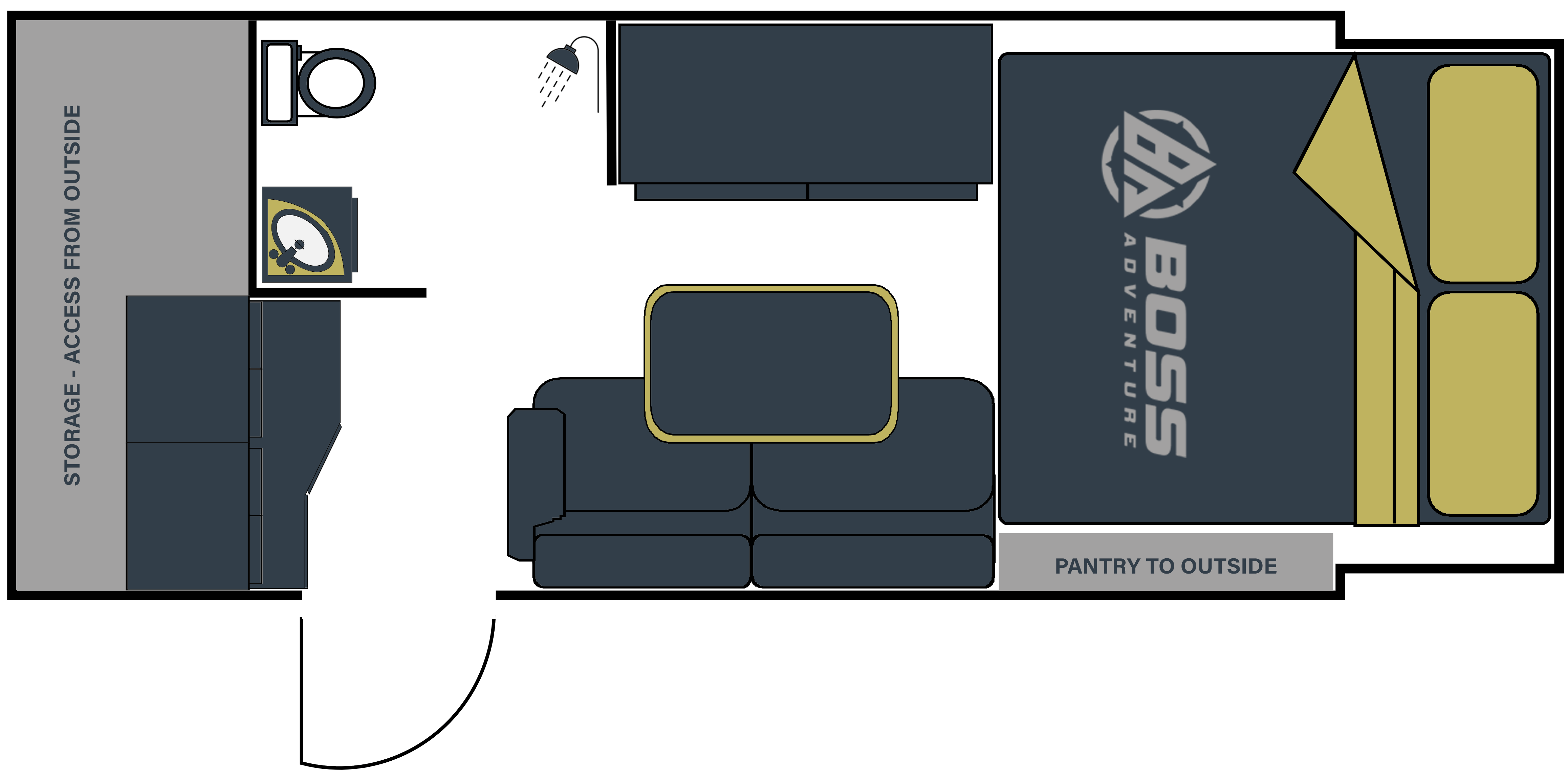 BOSS Yamba 13S floorplan