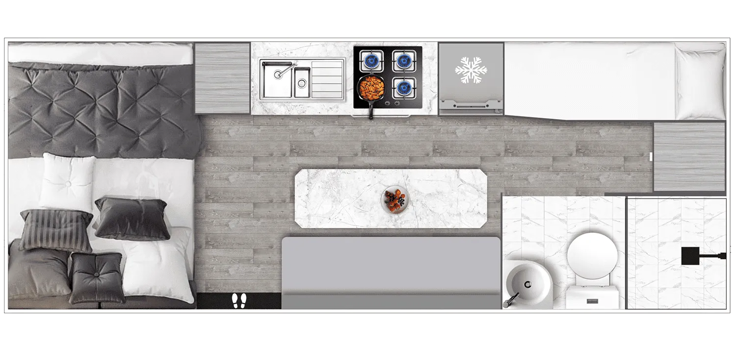Skyline 20F floorplan