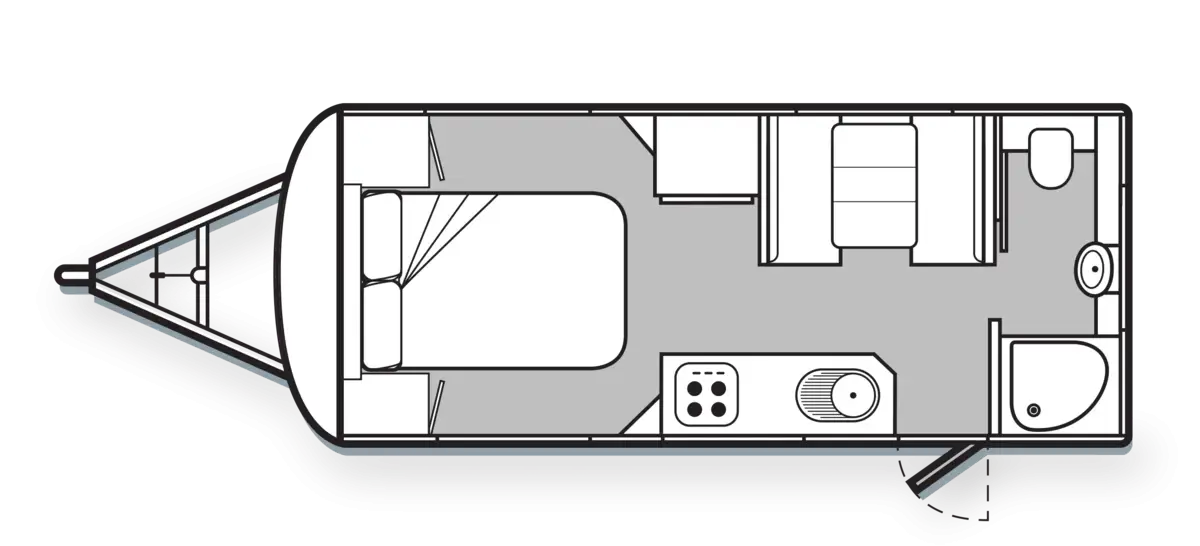 587-3 Tandem Double floorplan